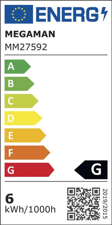 Energie-Label Megaman GX53 LED Warm Reflektor dimmbar (GX53, 6 W, 480 lm, 1 x, G)