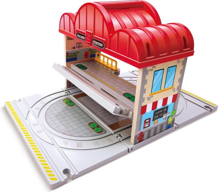 Produktbild Hape Portable Train Station Set