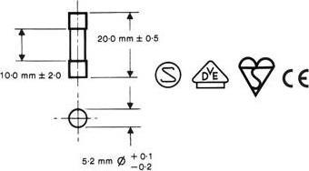 Image du produit Velleman K/FF Jeu de fusibles à fil fin 5x20mm (5 A)