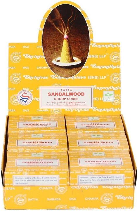 Image du produit Nag Champa Cônes d'encens Bois de Santal 144Erpack