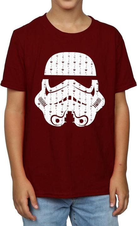 Immagine prodotto Star Wars Christmas Stormtrooper Helmet Maglietta Ragazzi (152, 158)