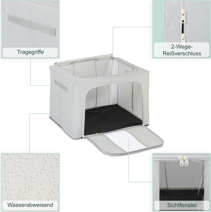 Immagine prodotto Relaxdays Borsa portaoggetti (50 x 40 x 33 cm, 66 l)