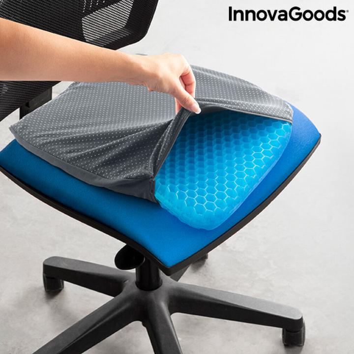 Produktbild InnovaGoods Wabenförmiges Silikongelkissen (37 x 39 x 3 cm)