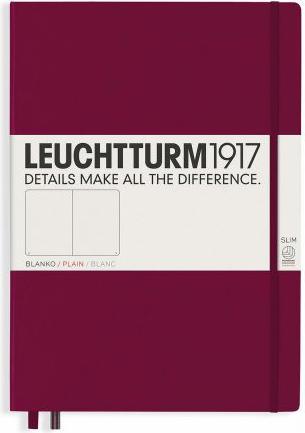 Produktbild Leuchtturm1917 Leuchtturm Pocket Blank.Po.Red (A5, Blanko, Harter Einband)