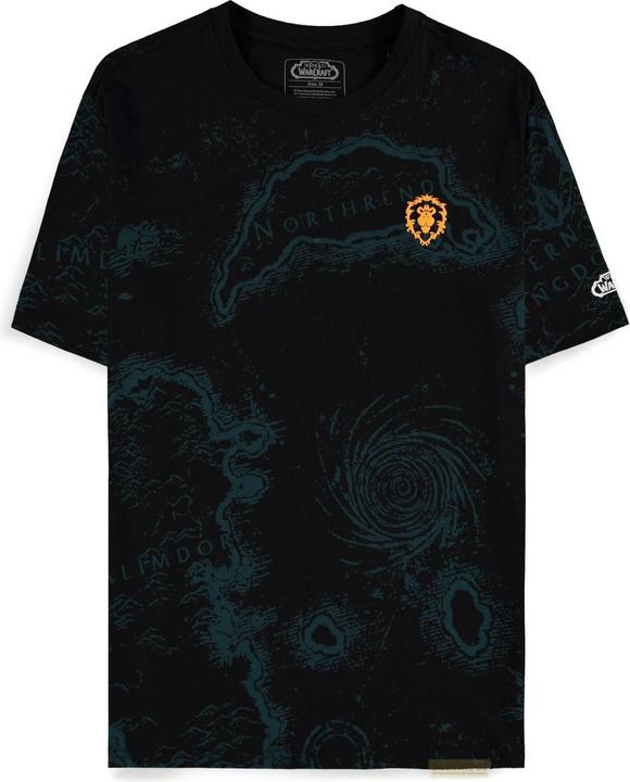 Actual product image Difuzed World of Warcraft T-Shirt Azeroth Map (L) (L)
