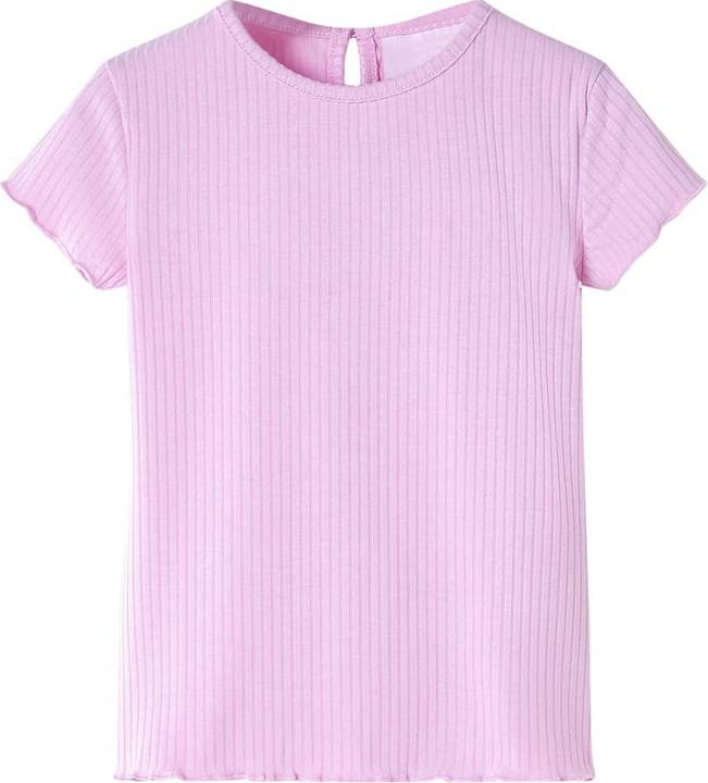 VidaXL Kinder-T-Shirt Hellrosa 116,Material: 95 % Baumwolle. 5 (116)