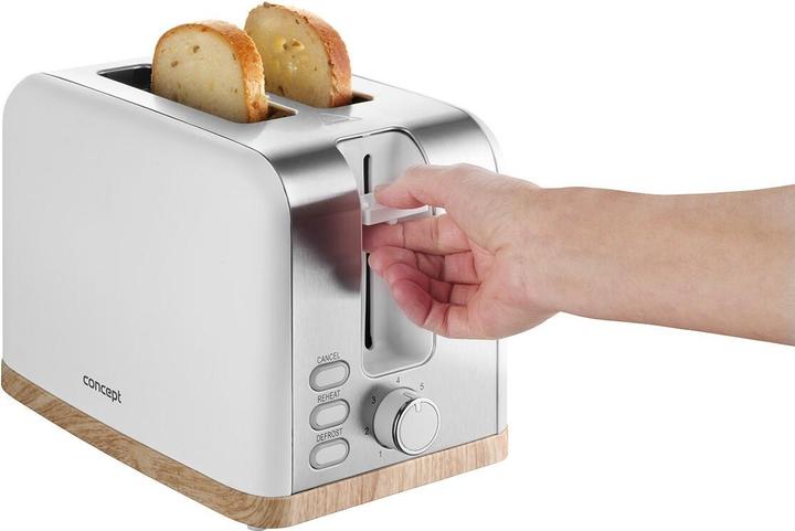 Produktbild Concept Toaster Elwood weiss TE2015 (EU-Stecker)