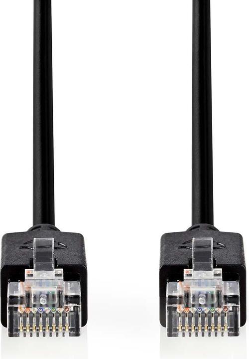Produktbild Nedis Cat 5e-Kabel U/UTP RJ45 Stecker RJ45 Stecker 15.0 m rund LSZH Anthrazit Verpackung mit Sichtfe (U/UTP, CAT5e, 15 m)