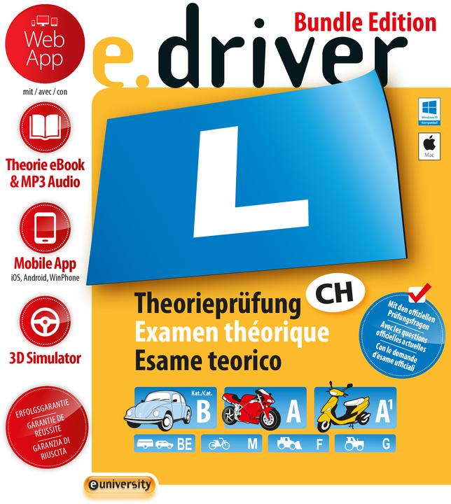 eUniversity e.driver Web App Bundle Edition (PC/Mac) (D/F/I) (12 mois)
