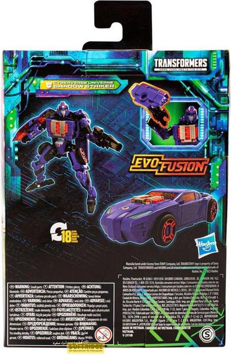 Image du produit Hasbro Transformers Generations Legacy Evolution Deluxe Class figurine Cyberverse Universe Shadow Striker 1
