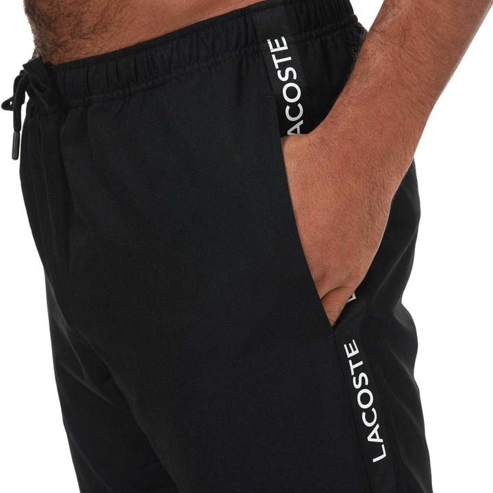 Actual product image Lacoste Mens Tape Logo Jogging Bottoms (S)