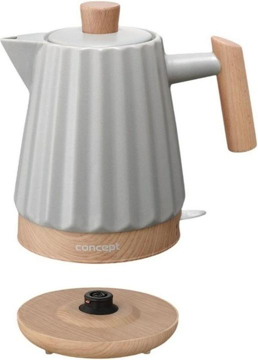 Produktbild Concept Czajnik elektryczny ceramiczny RK0091 szary (1.50 l, EU-Stecker)