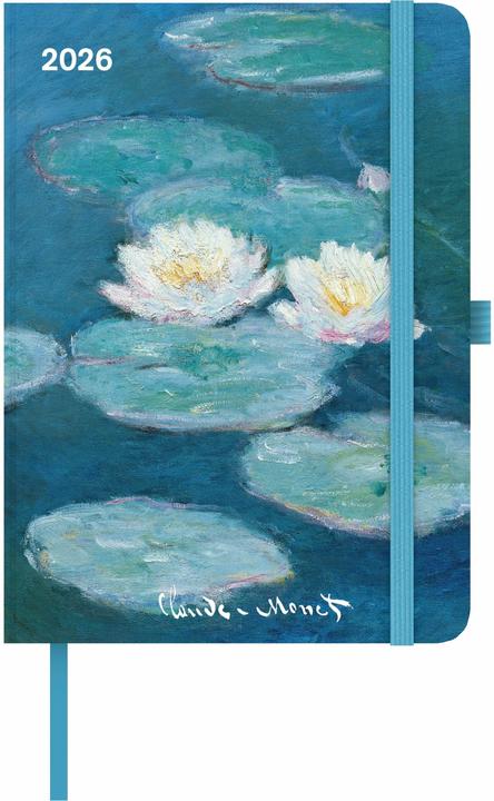Produktbild Claude Monet 2026 - Buchkalender - Taschenkalender - Kunstkalender - 16x22 (16 x 22 cm, Niederländisch, Spanisch, Französisch, Deutsch, Italienisch, Englisch)