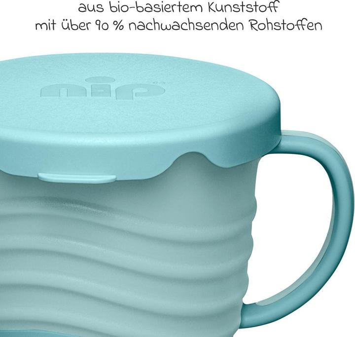 Actual product image NIP Nahrungsbehälter & Portionierer Snackbox / Kindertasse 2in1 eat green -