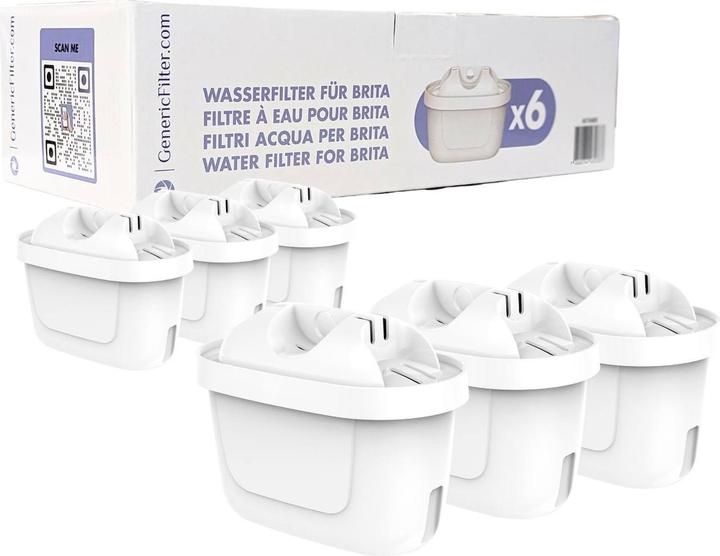 Produktbild GenericFilter Wasserfilterkartusche für Brita Maxtra+ (6 x)
