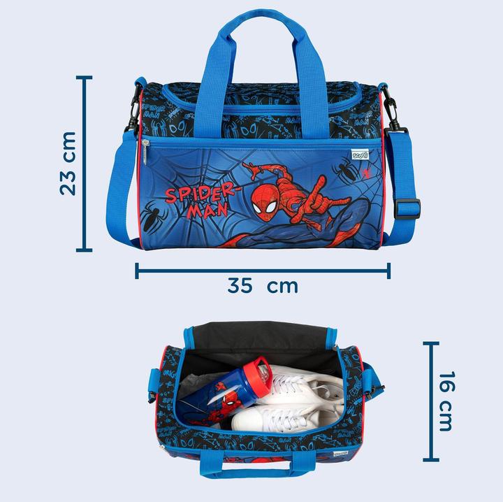 Immagine prodotto Scooli Turnsack Spiderman 8 l, Volumen: 8 l, Motiv (8 l)
