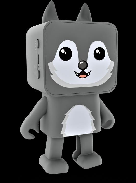 Actual product image Mobility on Board Dancing Animal speaker - Wolf (4 h, Rechargeable battery operated)