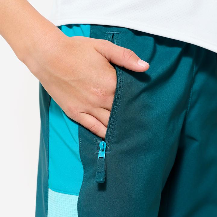 Actual product image Decathlon Shorts Sporthose Kinder atmungsaktiv - grün/türkis (12, 13, 14)