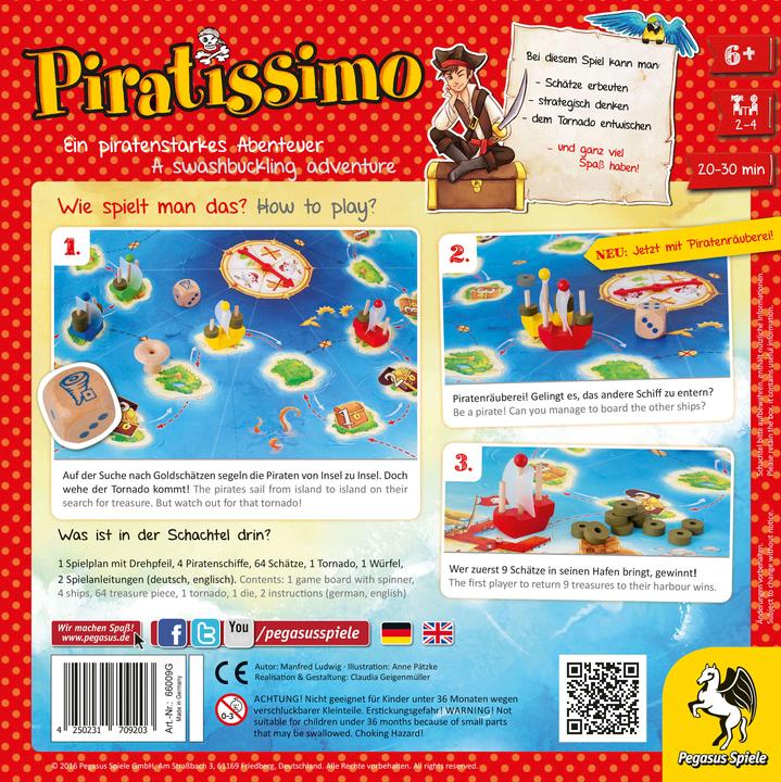 Actual product image Pegasus Piratissimo (German)