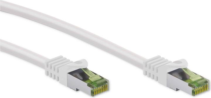 Immagine prodotto Goobay Cavo patch RJ45 con cavo CAT 8.1 S/FTP grezzo, bianco (S/FTP, CAT8.1, 15 m)
