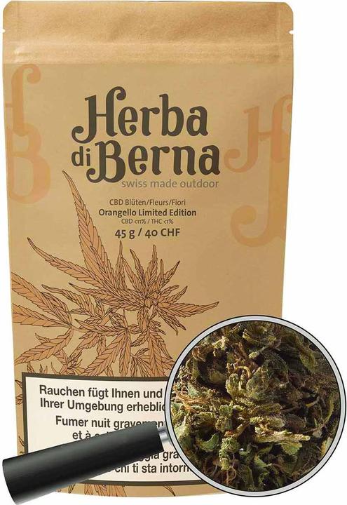 Actual product image Herba di Berna Orangello (45 g, Outdoor)