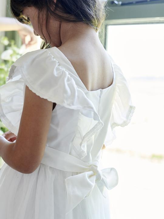 Produktbild Vertbaudet Festliches Mädchen Volantkleid, Musselin & Tüll (122)