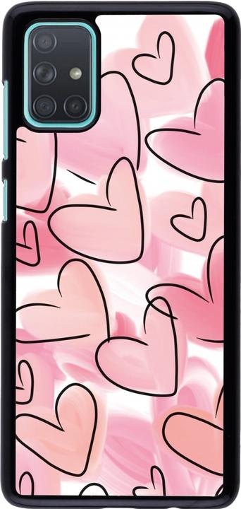 Actual product image PhoneLook Coque Easter 2023 pink hearts (Samsung Galaxy A71)
