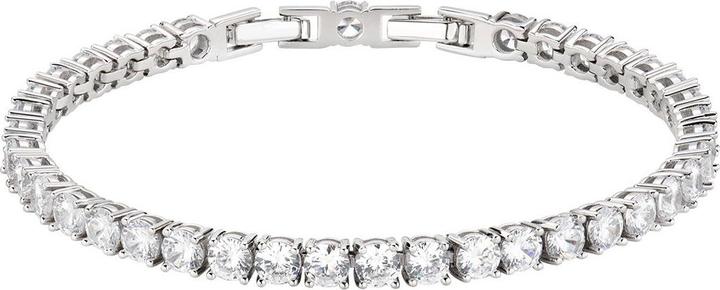 Amen Tennis Armband (18 cm, Silber 925)