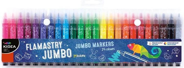 Produktbild Derform Jumbo-Marker 24 Farben KIDEA (Mehrfarbig)