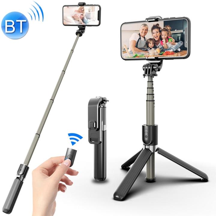 Ueli Express Selfie Stick mit integriertem Stativ und Fernbedienung 82cm