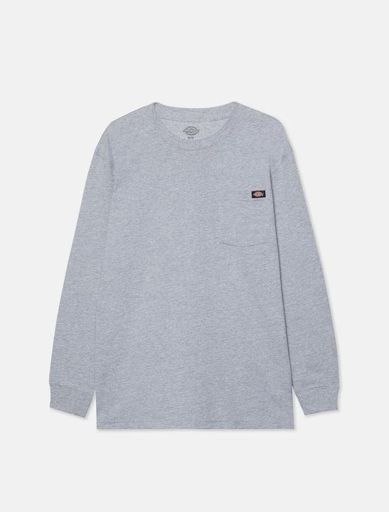 Actual product image Dickies Heavyweight Ls Pocket Tee Relaxed Heather Grey (XL)