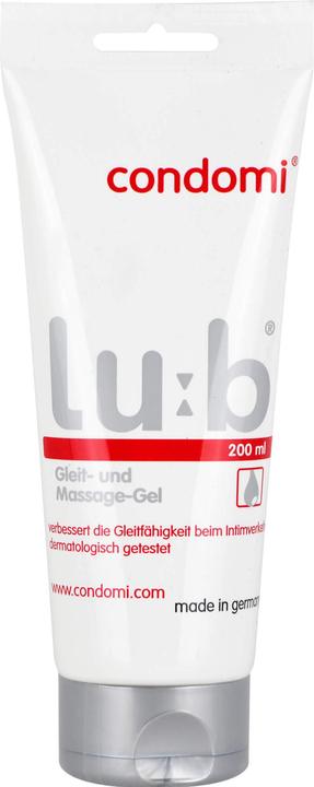 Produktbild Condomi LU:B» 200 ml hocheffektives Gleitgel mit Hyaluron (200 ml)