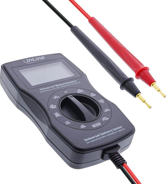 Immagine prodotto InLine Tester per batterie multifunzione