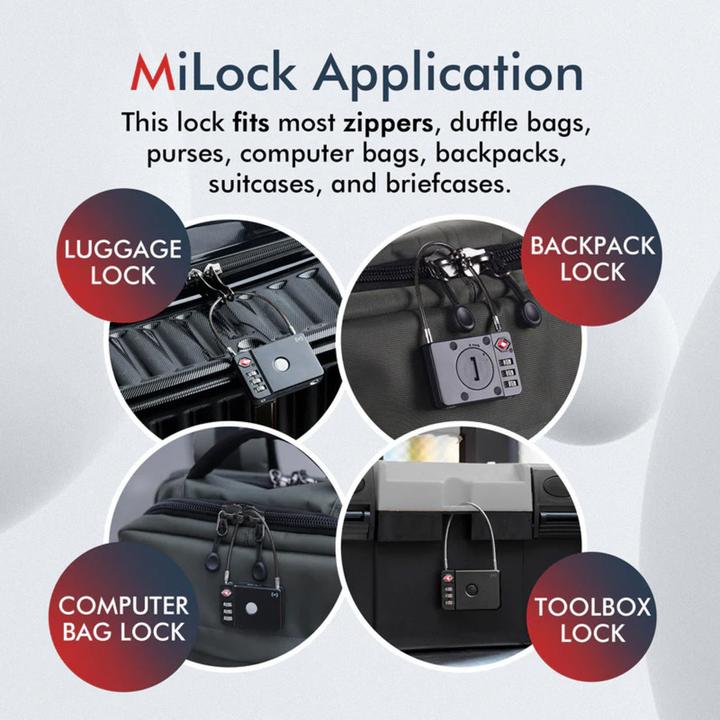 Immagine prodotto Mili MiLock, cercatore e bloccatore di bagagli (iOS, iPadOS, Apple)