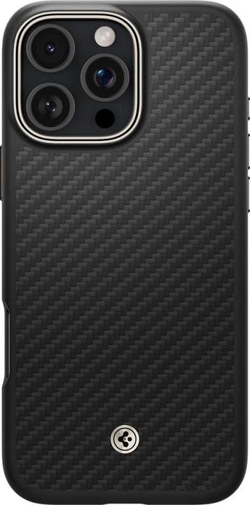 Actual product image Spigen Enzo Aramid Mag Magsafe case for iPhone 16 Pro Max 6,9" black/natural (Apple iPhone 16 Pro Max)