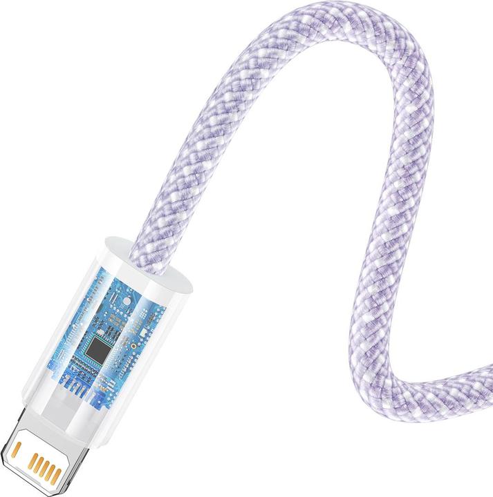 Produktbild Baseus USB cable for Lightning Dynamic 2 Series, 2.4A, 2m (purple) (2 m, USB 3.2 Gen 1)