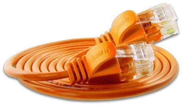 Actual product image Wirewin Slim patch cable: UTP, 3m, orange (U/UTP, CAT6, 3 m)