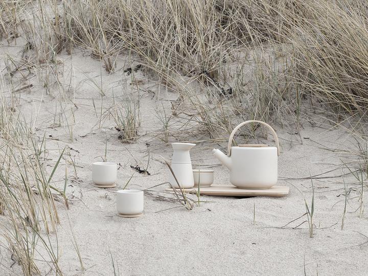 Image du produit Stelton Theo cup with coaster 0.2 l. sable (200 ml, 1 x)