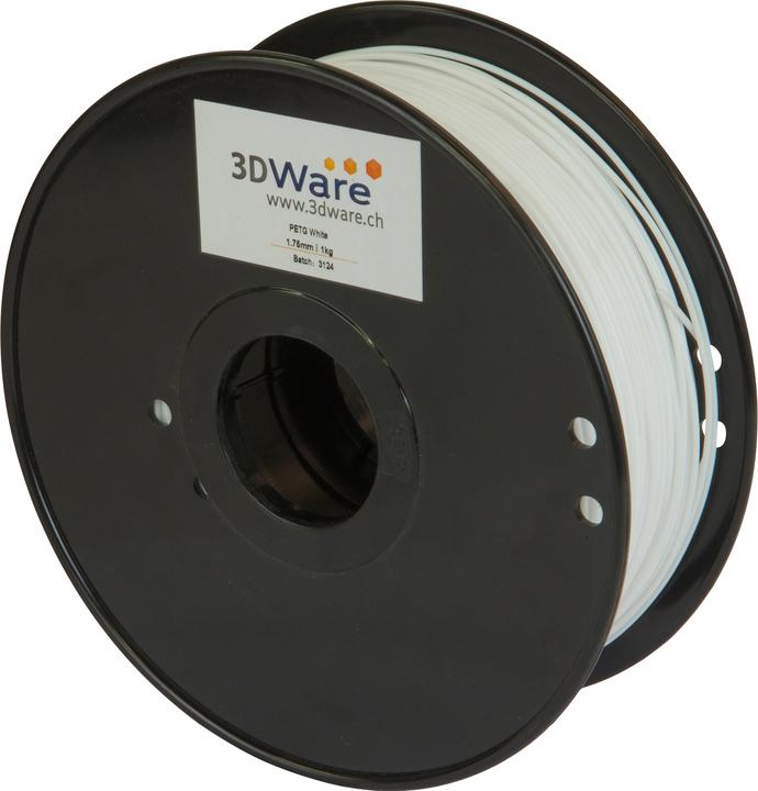 Actual product image eSUN Solid White (PETG, 1.75 mm, 1000 g, White)