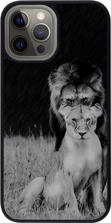 Image du produit PhoneLook Coque Silicone rigide noir Angry lions (Apple iPhone 12 Pro Max)