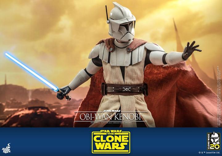 Produktbild Hot Toys Star Wars The Clone Wars figurine 1/6 Obi-Wan Kenobi 30 cm