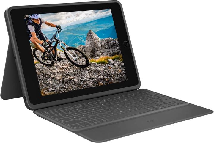 Actual product image Logitech rugged folio (DE, iPad 2021 (9th Gen), iPad 2019 (7th gene), iPad 2020 (8. Gen))