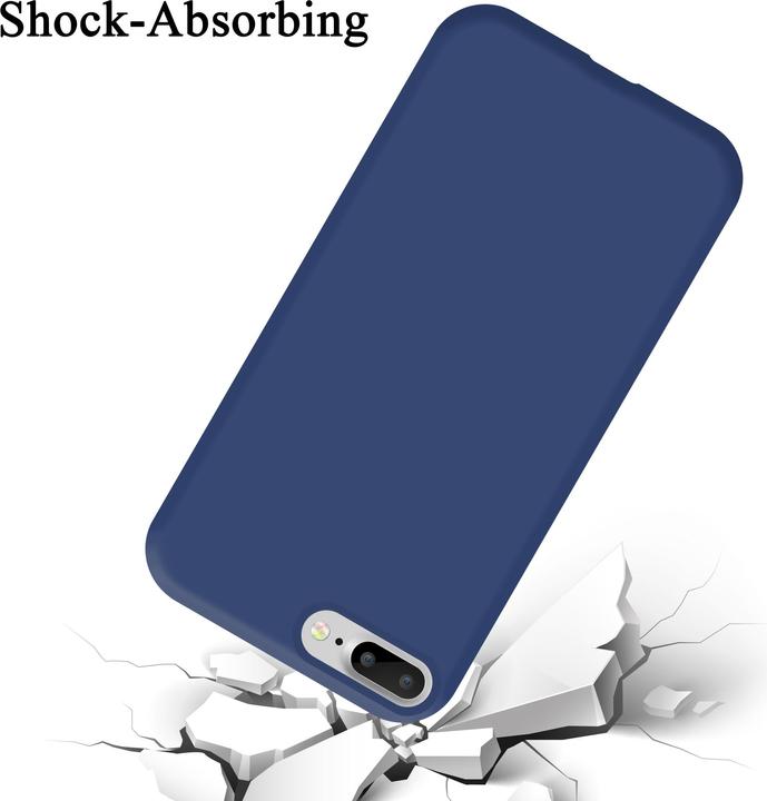 Actual product image Cadorabo TPU Liquid Silicone Case Cover (Apple iPhone 7 Plus, Apple iPhone 7s Plus, Apple iPhone 8 Plus)