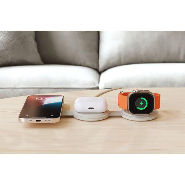 Produktbild Satechi OntheGo 3-in-1 Wireless Charger mit Qi2 (15 W)