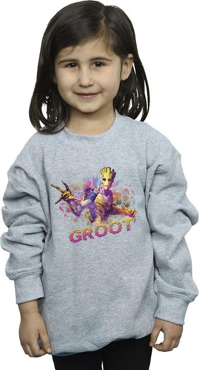 Produktbild Guardians Of The Galaxy Abstract Groot Sweatshirt Mädchen (152, 158)