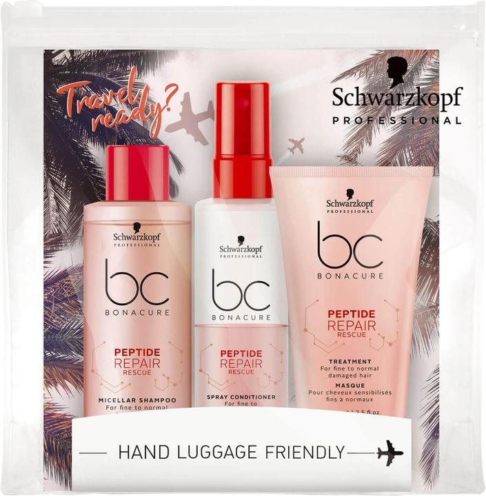 Produktbild Schwarzkopf BC Peptide Repair Rescue - Travel Kit (Haarpflege set)