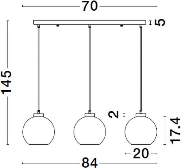 Actual product image Nova Luce Palmer (E27)