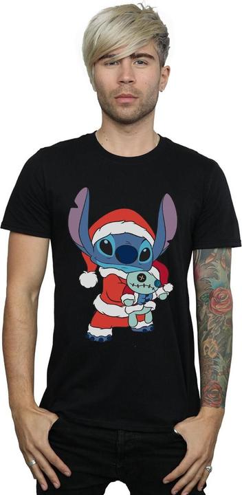 Immagine prodotto Disney Lilo And Stitch Stitch Christmas Maglietta Uomo (5XL)