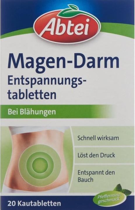 Produktbild Interdelta Magen-Darm Entspannungstabletten (20 Stk) (20 Stück, Tabletten)
