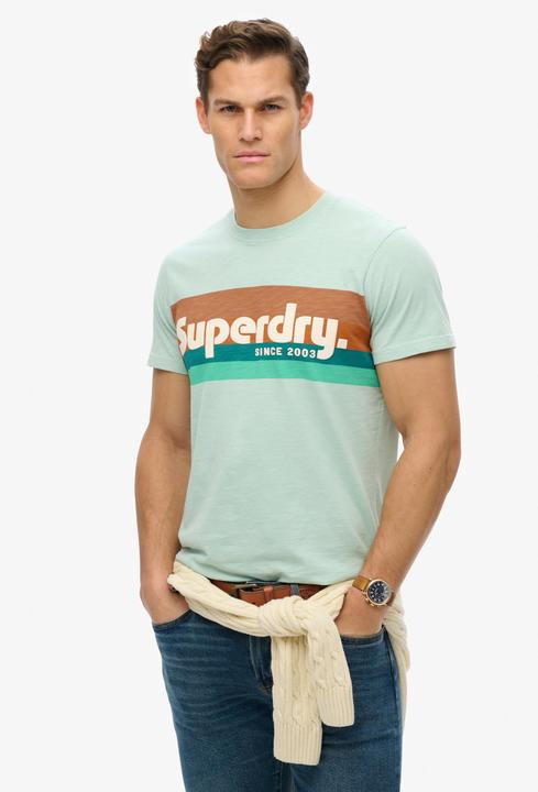 Actual product image Superdry Terrain Logo Stripe Relxed Tee (XXL)